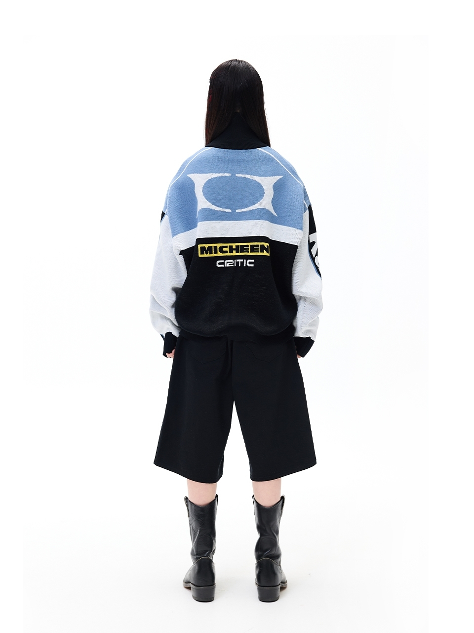 MUSINSA | CRITIC GOTHIC TWILL BERMUDA PANTS BLACK