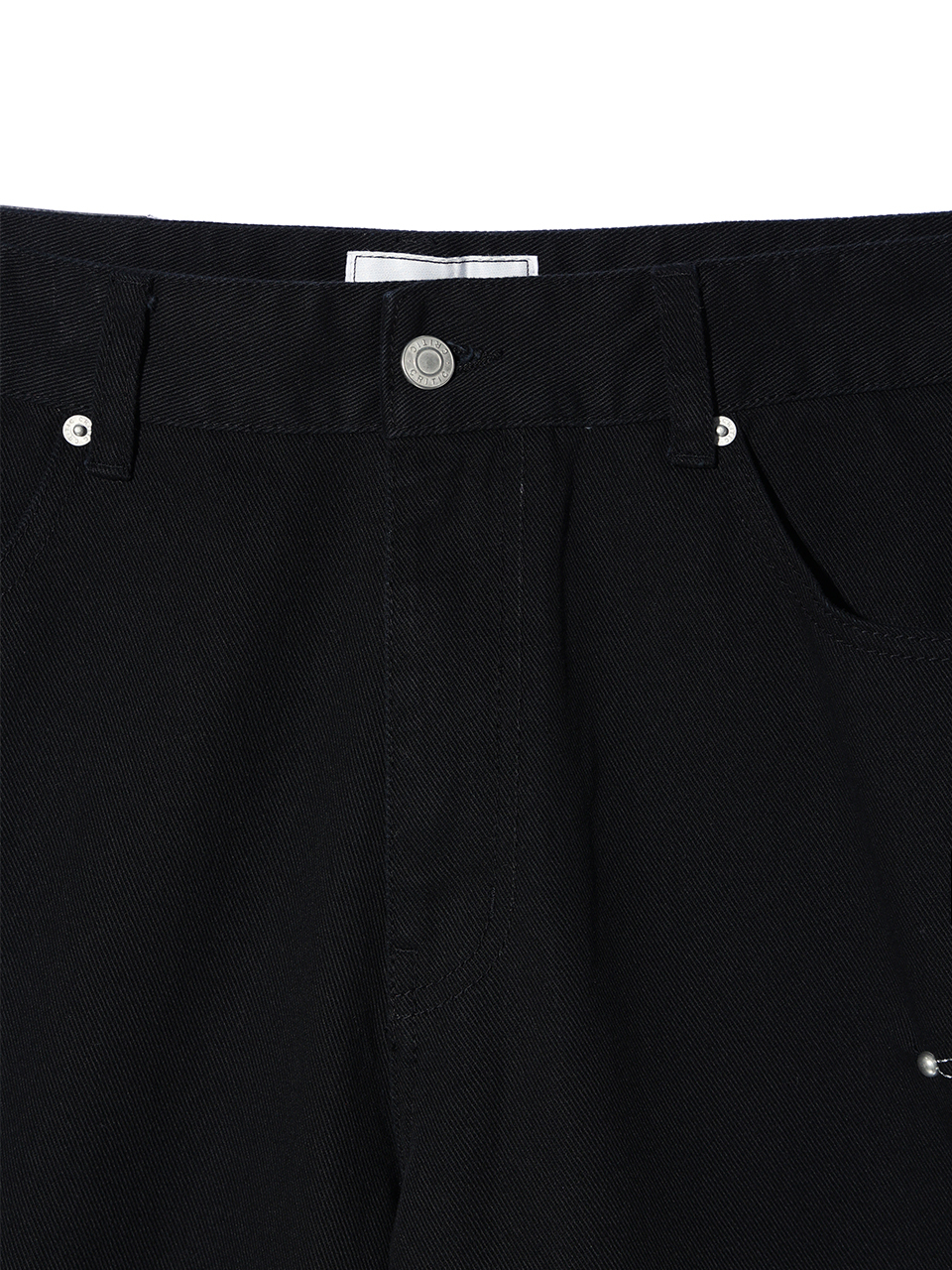 MUSINSA公式 | CRITIC GOTHIC TWILL BERMUDA PANTS BLACK