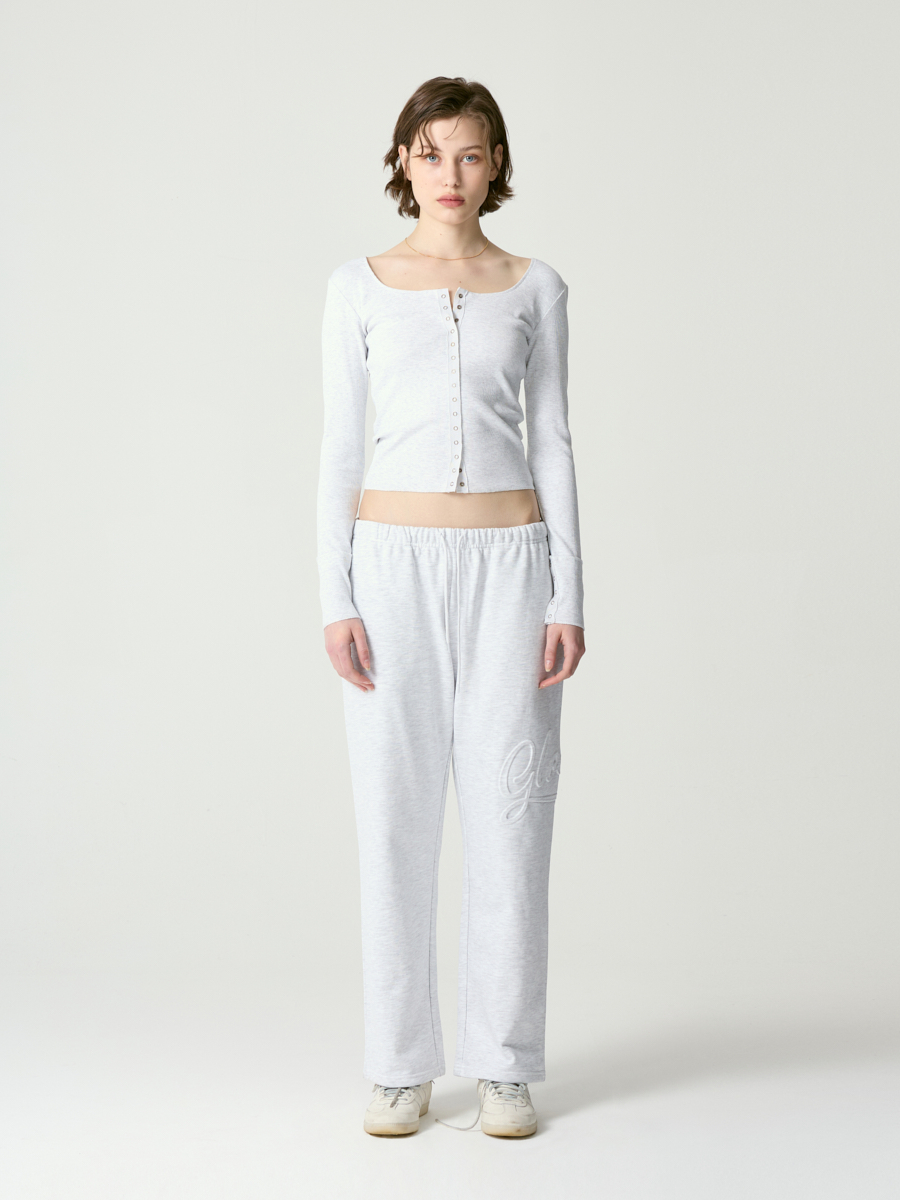 MUSINSA | GLOWNY NU NOSTALGIA LONG SLEEVE (MELANGE BEIGE)