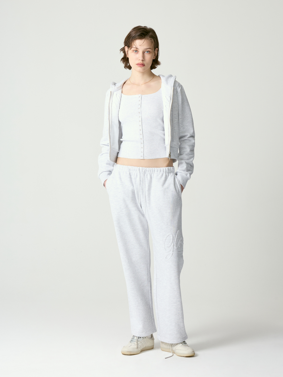 【glowny】JORDAN TRACKSUIT PANTS MUSINSA | GLOWNY JORDAN TRACKSUIT PANTS (MELANGE GRAY)