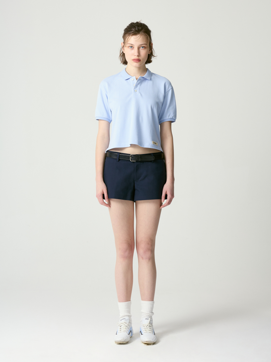 【GLOWNY】24SS★GENTLE MICRO SHORTS (S,M) MUSINSA | GLOWNY GENTLE MICRO SHORTS (NAVY)