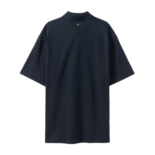 SUPIMA STRETCH COLLAR T-SHIRT - BLACK (P242UPL120)