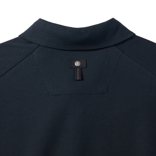 SUPIMA STRETCH COLLAR T-SHIRT - BLACK (P242UPL120)