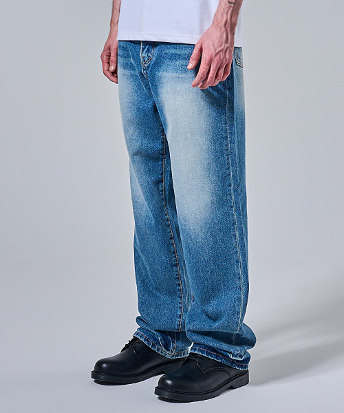 Широкие джинсы Fresh (Medium Blue)