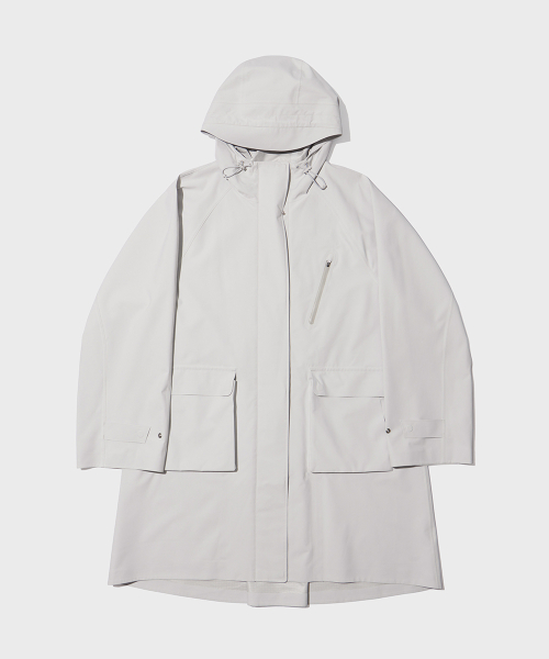 2.5-layer poncho weather coat - 2color
