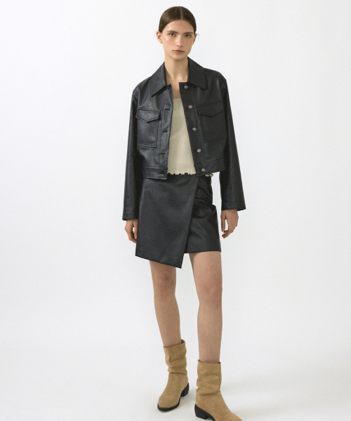 leather WORK JK_BLACK