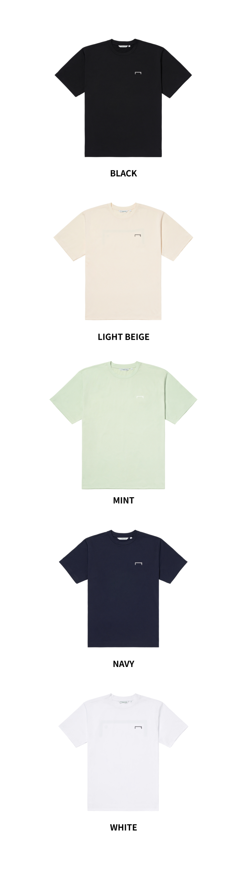 ★GOAL STUDIO★ ESSENTIAL AIR DRY TEEWHITE G4MTS102WT 골스튜디오(GOALSTUDIO) ESSENTIAL AIR DRY TEE-WHITE - 사이즈