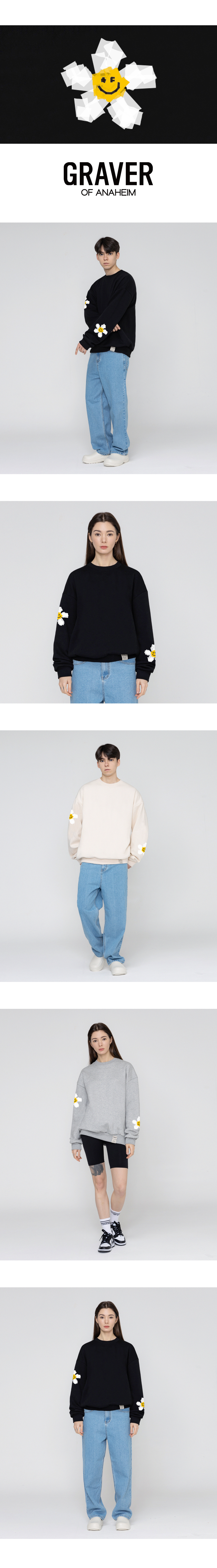 MUSINSA | GRAVER [UNISEX]Multi Tape Flower Smile Drawing