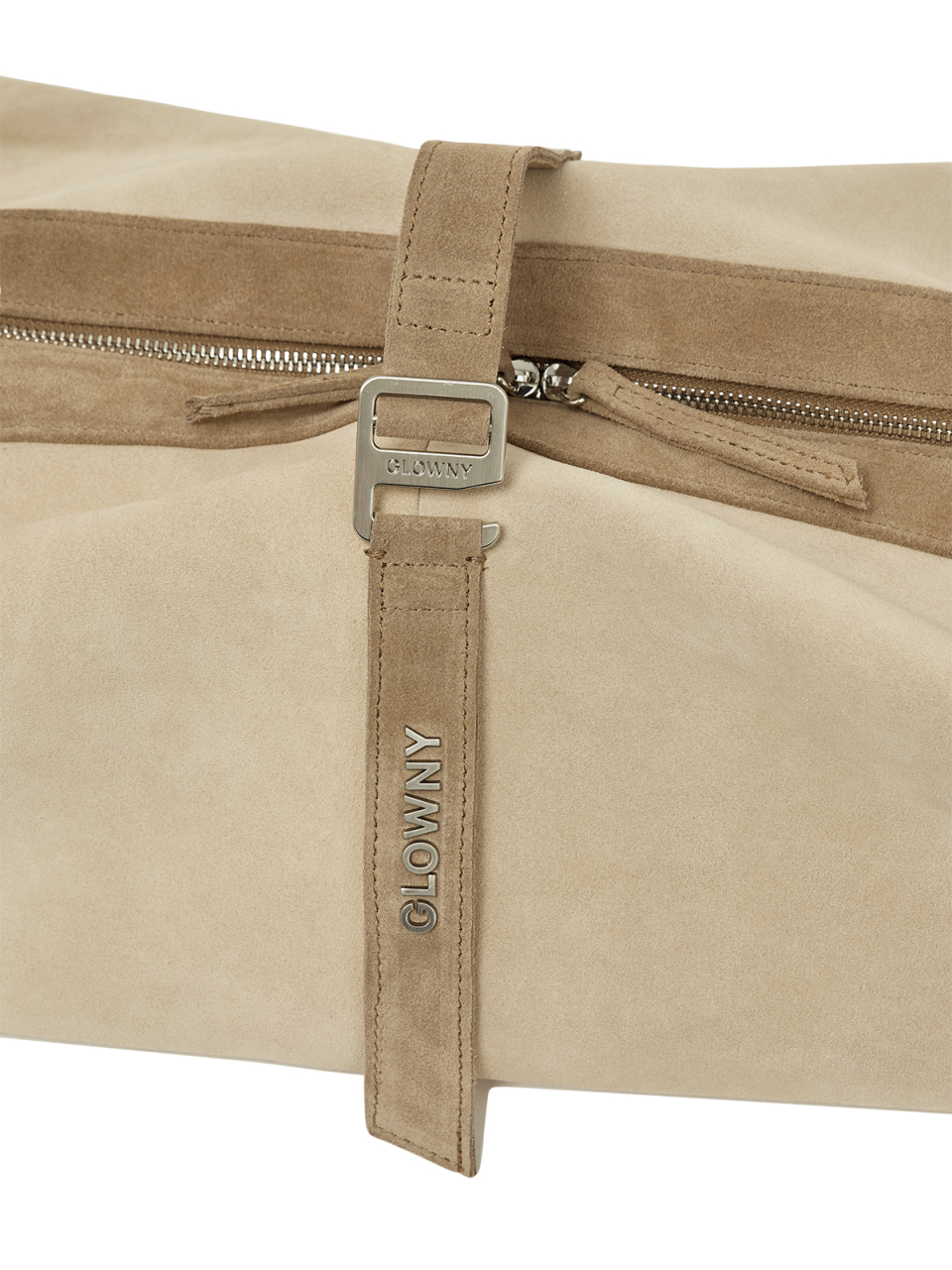 글로니(GLOWNY) TAO REAL SUEDE HOBO BAG (SAND) - 사이즈