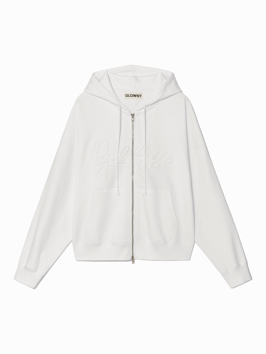 トップス GLOWNY JORDAN ZIP-UP HOODIE ☆2024SS新作☆glowny☆JORDAN ZIP-UP HOODIE (GLOWNY/パーカー
