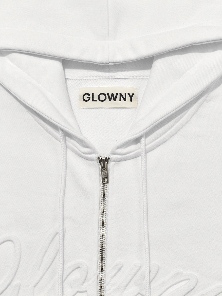 ★GLOWNY★ JORDAN ZIPUP HOODIE (5COLORS) JORDAN ZIP-UP HOODIE (MELANGE GRAY) - GLOWNY