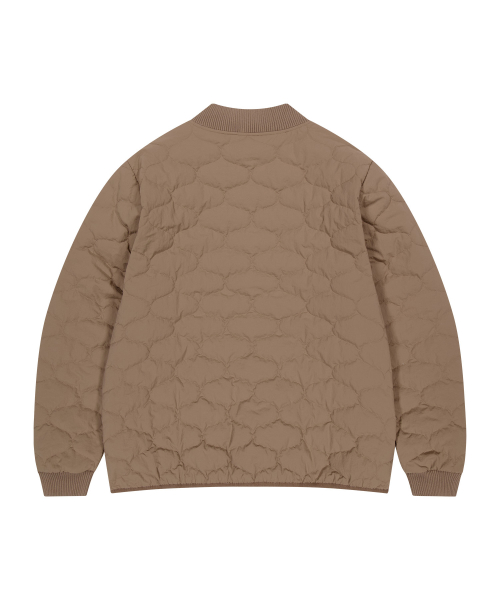 Легкий стеганый пуховик OG Wave Quilting - Camel