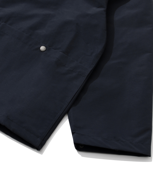 CLASSIC LOGO NYLON HOODIE JACKET Crown Navy