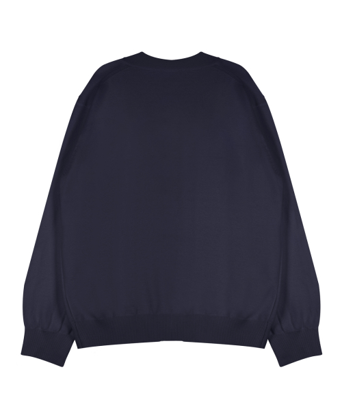Мягкий кардиган с V-вырезом [Navy]