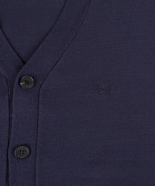 Мягкий кардиган с V-вырезом [Navy]