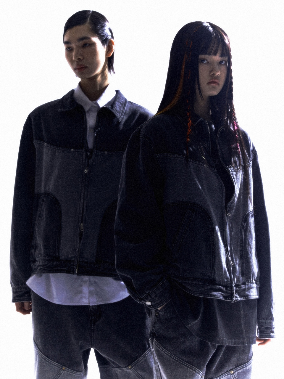 [CRITIC]WORMHOLE LOGO TWO TONE JACKET/追跡付 MUSINSA | CRITIC WORMHOLE LOGO TWO TONE JACKET MEDIUM INDIGO