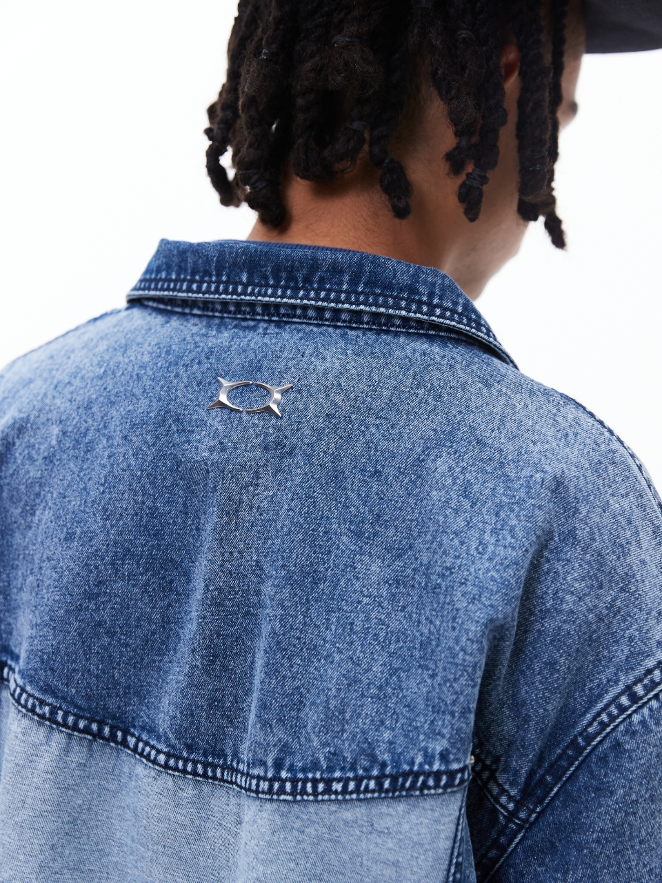 [CRITIC]WORMHOLE LOGO TWO TONE JACKET/追跡付 MUSINSA | CRITIC WORMHOLE LOGO TWO TONE JACKET MEDIUM INDIGO