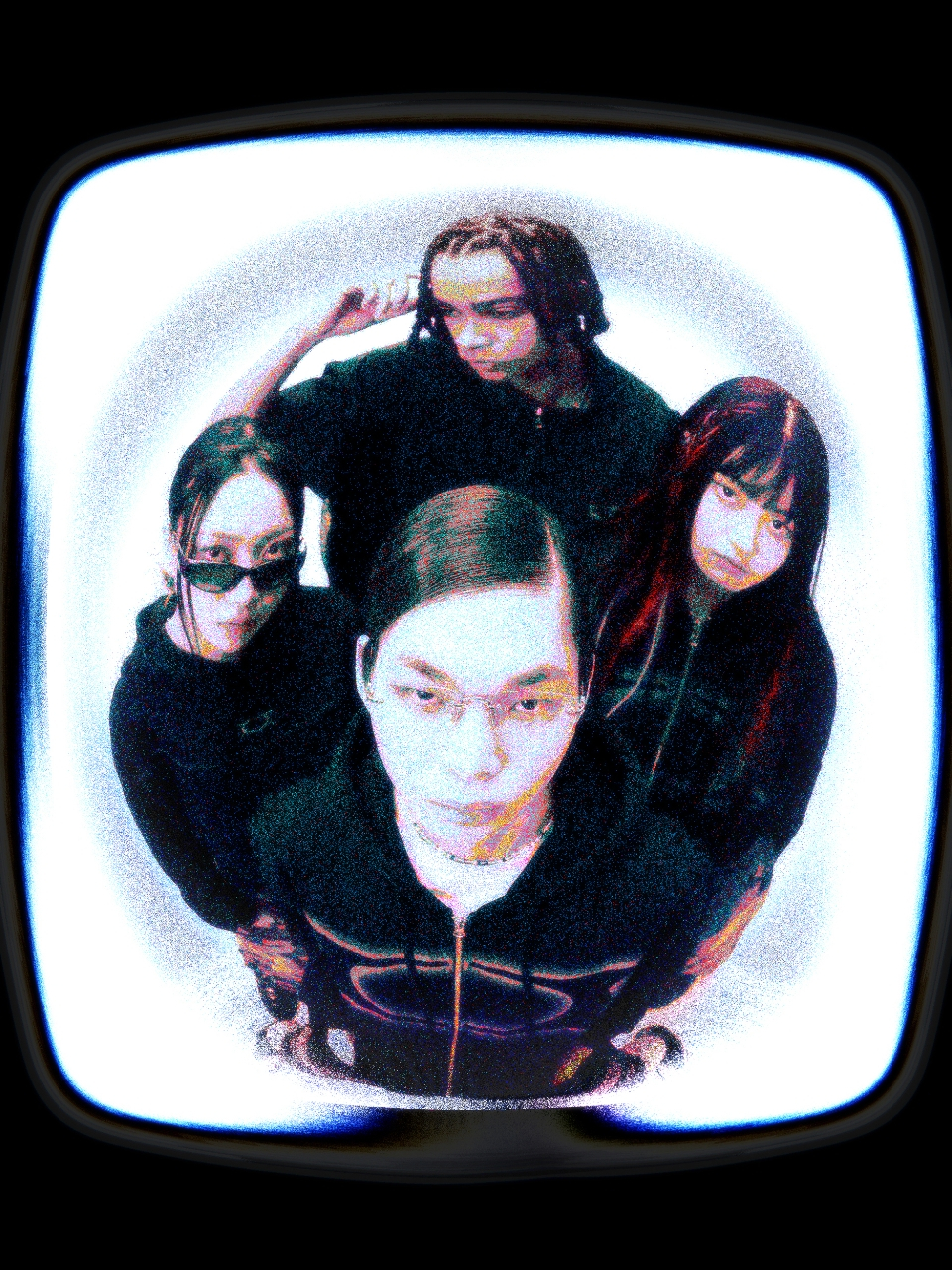 ★ハンソヒ★CRITIC★送料込★CROP WORMHOLE LOGO HOODIE ZIP-UP MUSINSA | CRITIC CROP WORMHOLE LOGO HOODIE ZIP-UP BLACK