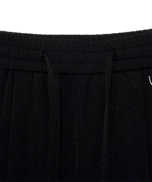 Легкие нейлоновые брюки на завязках Black