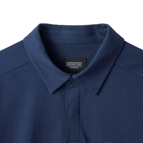 BUTTON collar T-рубашка - NAVY (P242MPL222)