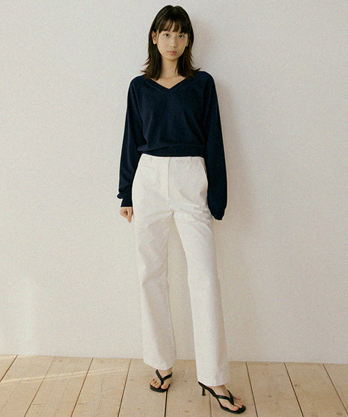 button classic cotton брюки-ivory