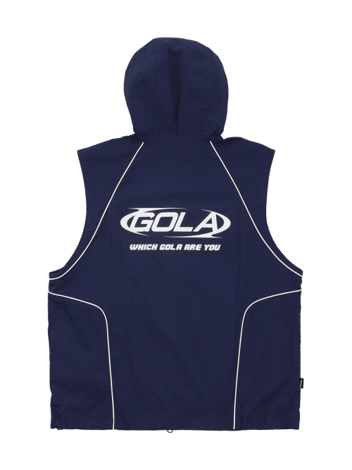 PIPING LINE VEST [NAVY]