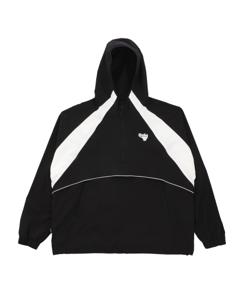COLOR BLOCK PIPING ANORAK [черный]