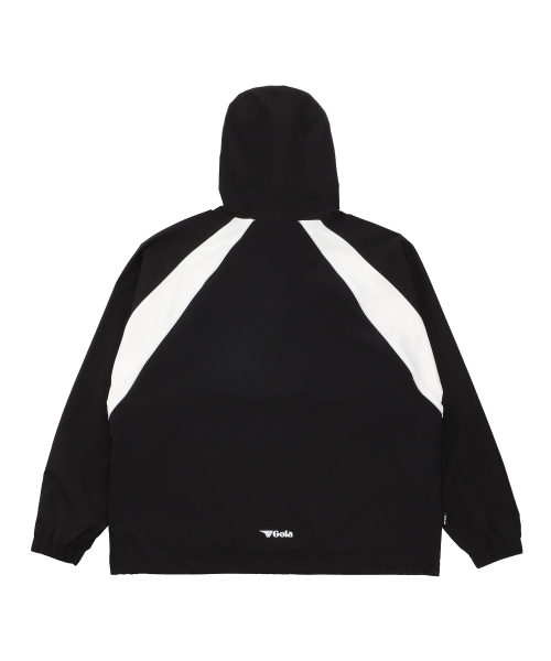 COLOR BLOCK PIPING ANORAK [черный]