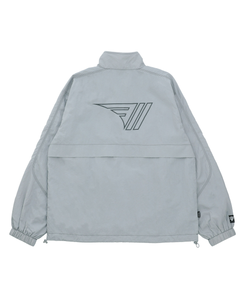LINE STITCH POINT ANORACK [LIGHT GRAY]