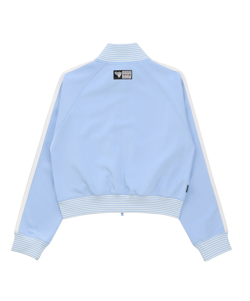 W TRACK CROP zip-up [SKY синий]