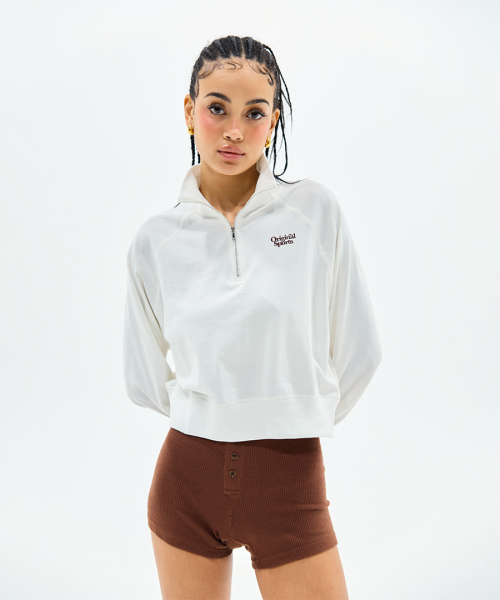 W VINTAGE RUNNING HALF ZIP UP OFWT