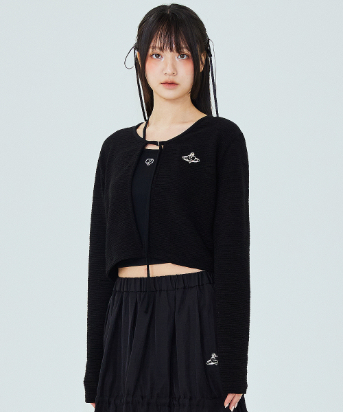 GRACE CARDIGAN IN BLACK (вязаный кардиган)