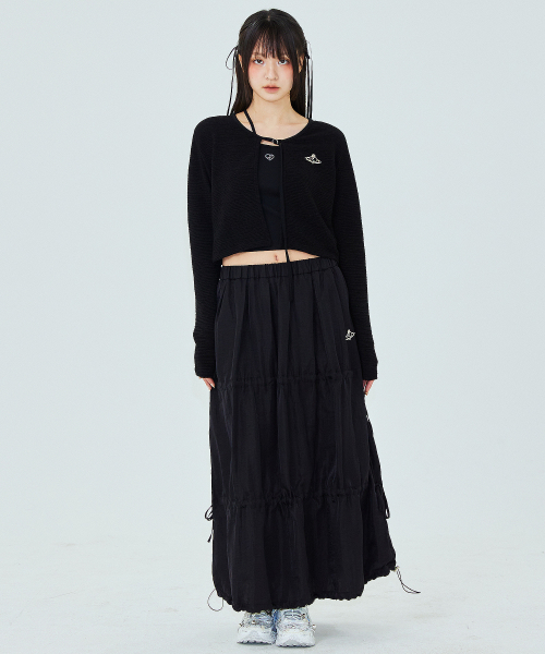 GRACE CARDIGAN IN BLACK (вязаный кардиган)