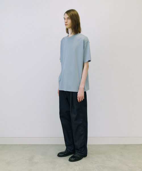 deep tuck washed denim брюки (deep синий)