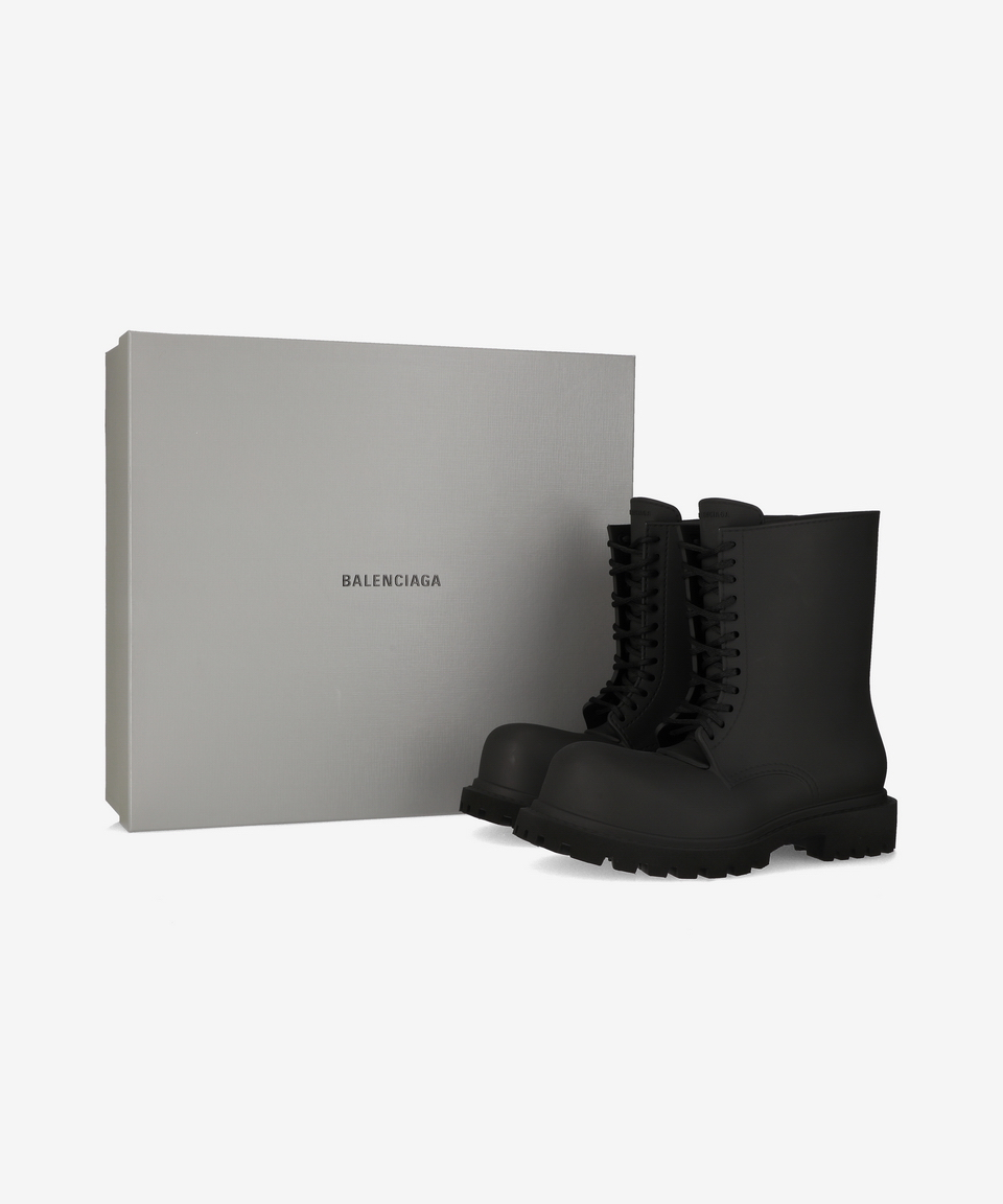 MUSINSA公式 | BALENCIAGA Steroid Boots - Black / 717807W0FOI1000