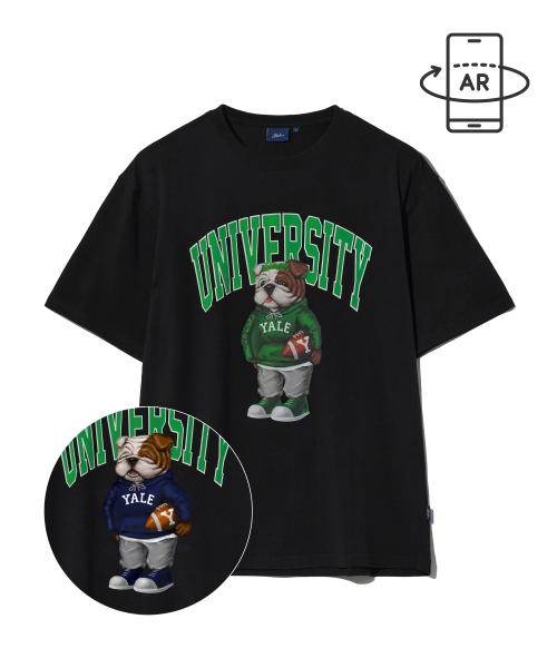 예일(YALE) (24SS) UNIVERSITY DAN T-SHIRT BLACK / GREEN - 사이즈 & 후기 | 무신사