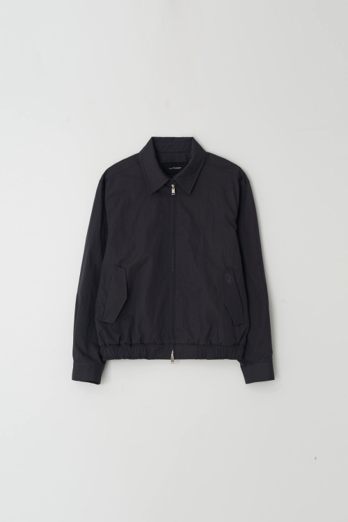COTTON BLOUSON JUMPER - Charcoal