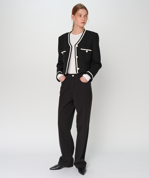 LOOSE FIT COTTON Брюки / Черный