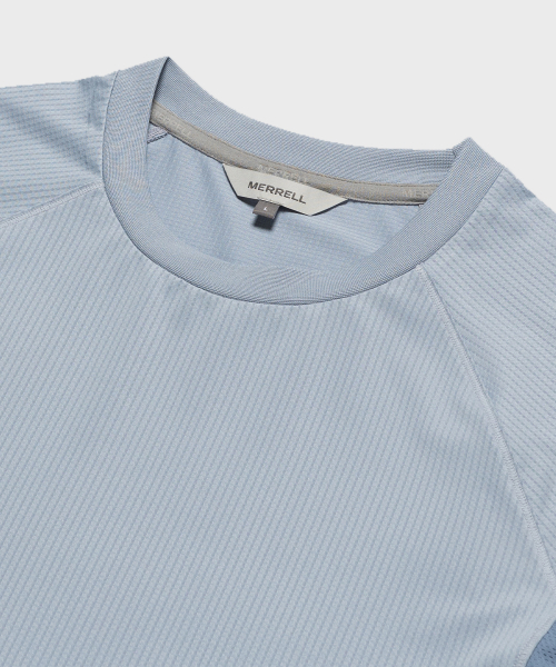 [MEN] Футболка Trail Mesh Patch LIGHT BLUE