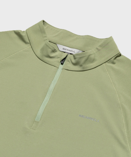 [MEN] Футболка на молнии Hike Stretch LIGHT KHAKI
