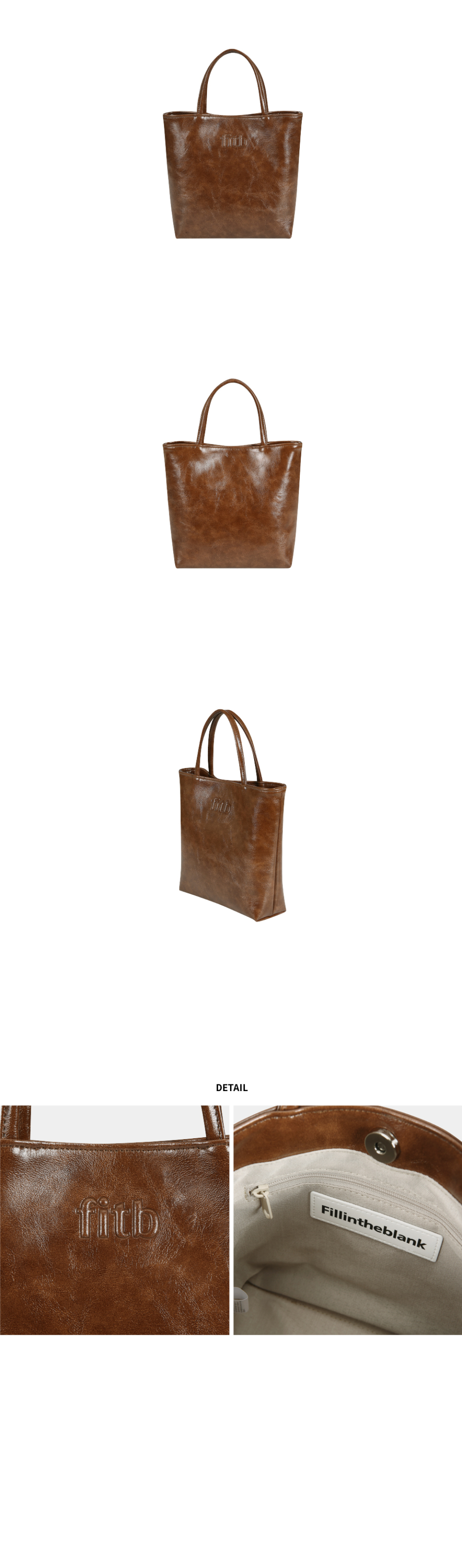 【FILLINTHEBLANK】24SS Sunday Tote Bag MUSINSA | FILLINTHEBLANK Sunday Tote Bag (brown)
