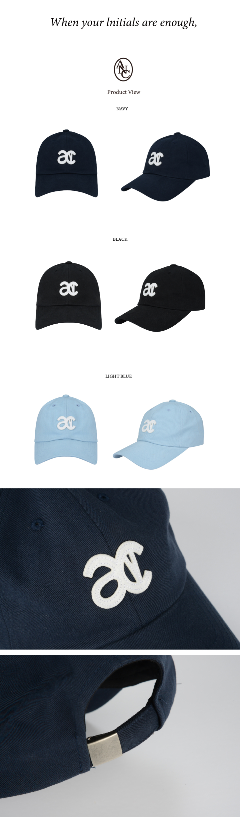 ●ANOETIC● ANC LOGO BALL CAP_2COLOR MUSINSA | ANOETIC ANC LOGO BALL CAP_2COLOR