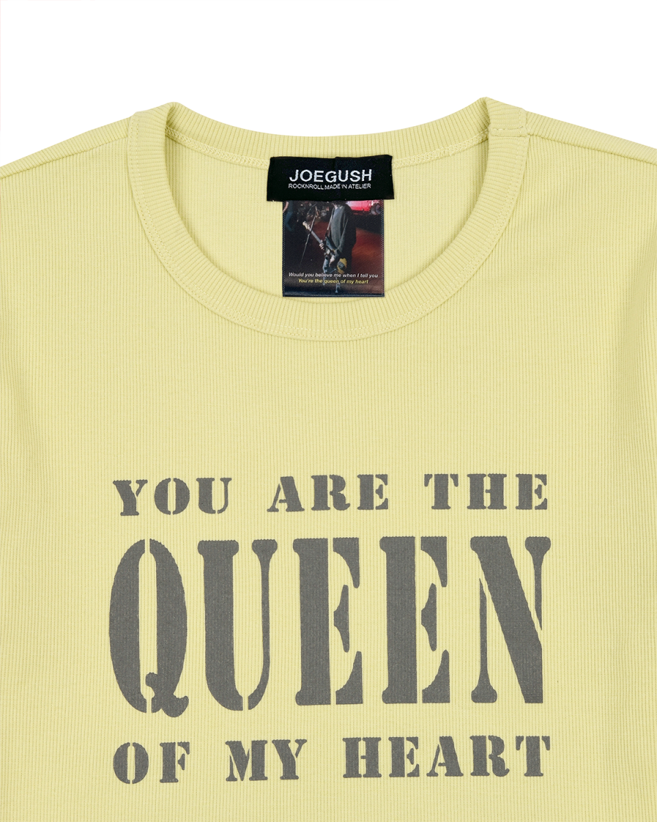 Queen Band T Shirt Dames MUSINSA JOEGUSH Queen Lyrics T-shirt (New