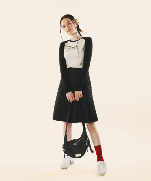 304Eyelet ear arch bag_ Черный