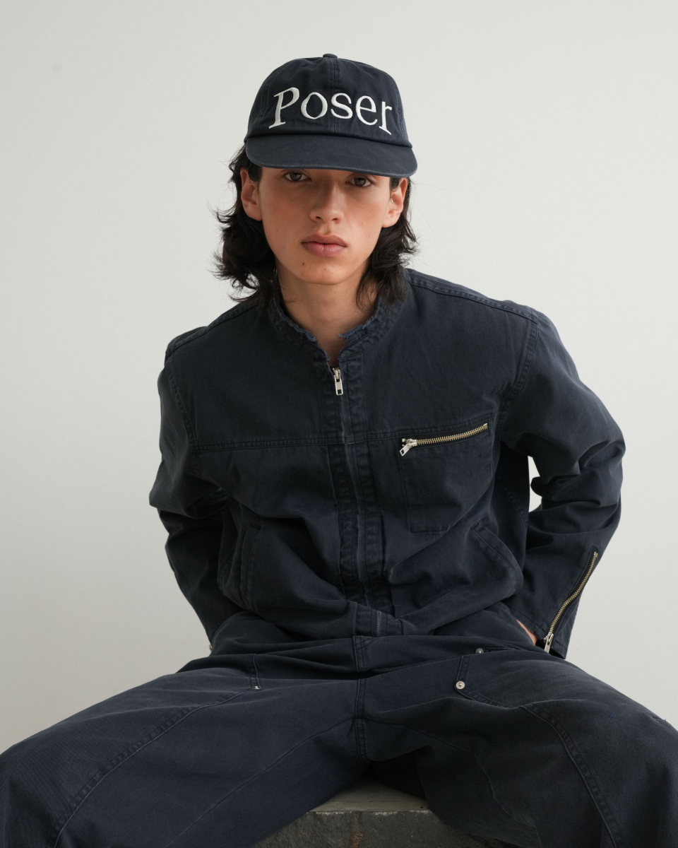 キャップ Poser Vintage Cap Navy Poser' ビンテージキャップ/ネイビー - GUVO | 60% - アジア