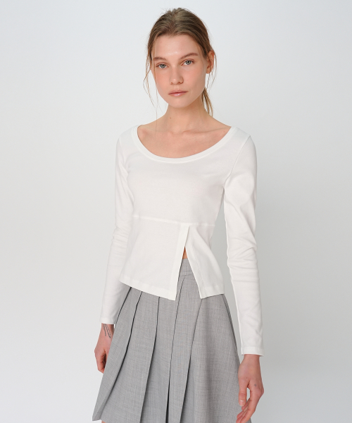 SLIT T-Рубашка / 2COLORS