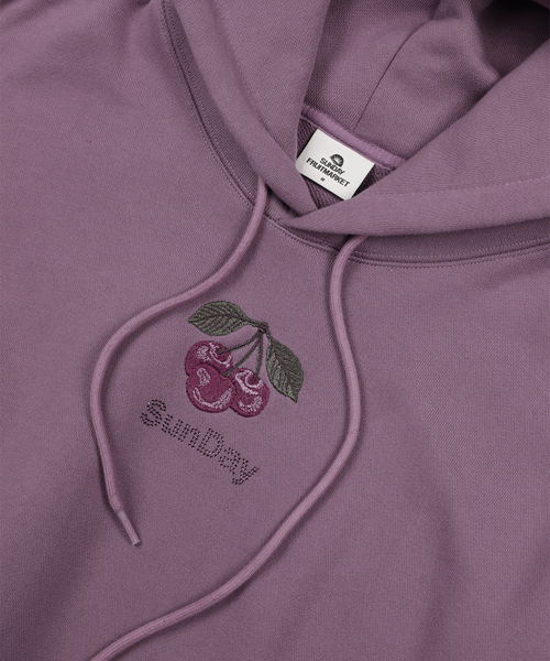 CHERRY SUNDAY HOODIE PURPLE