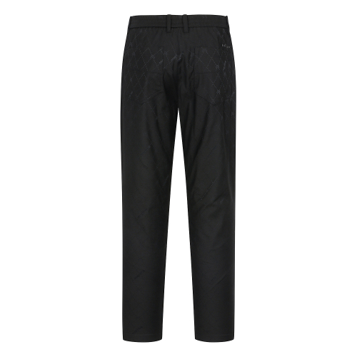 Jacquard Cargo Fit Pants_Black (Men)
