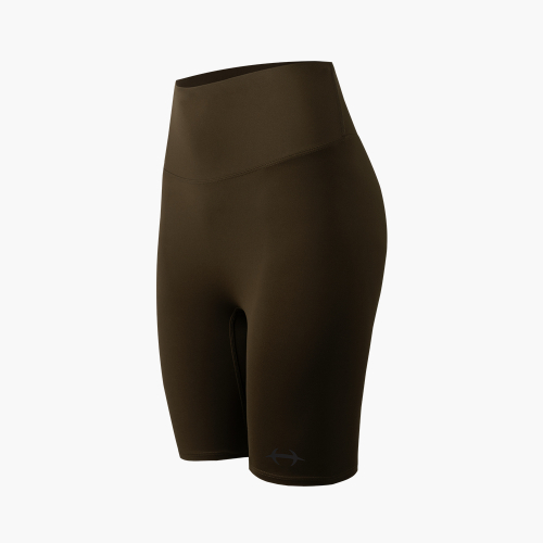 Женские байкерские шорты Support 4.0 (Dark Brown)