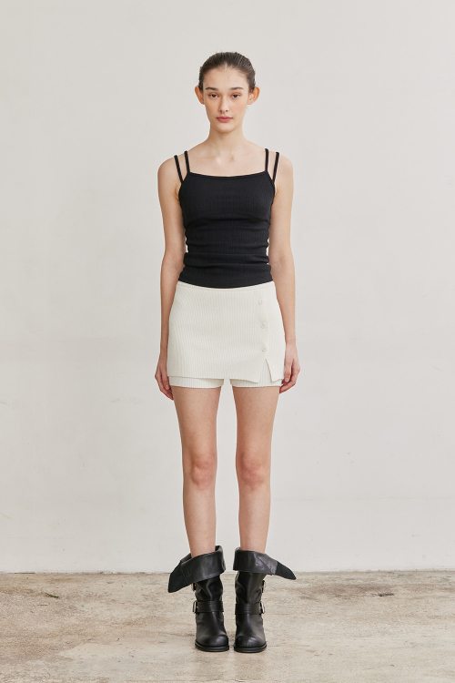DOUBLE STRAP SLEEVELESS (Черный)